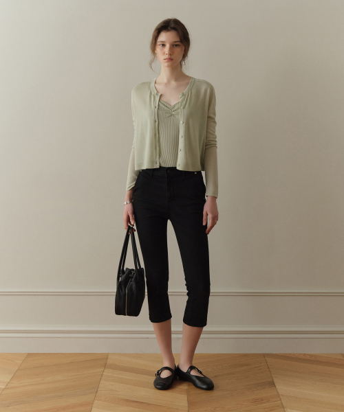 Clea Capri Pants (Black)