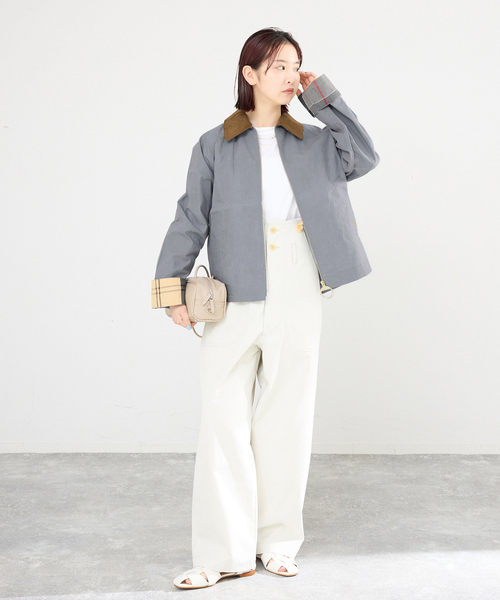 IENA（イエナ）の「Barbour/バブアー CATLIN CASUAL JK ジャケット LCA0392GN31/GY5（その他アウター・レディース・グレー/カーキ・FREE）」の3枚目の写真