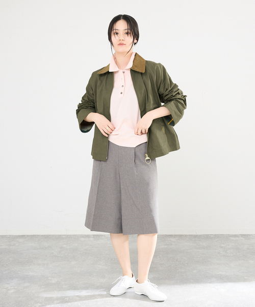 IENA（イエナ）の「Barbour/バブアー CATLIN CASUAL JK ジャケット LCA0392GN31/GY5（その他アウター・レディース・グレー/カーキ・FREE）」の4枚目の写真
