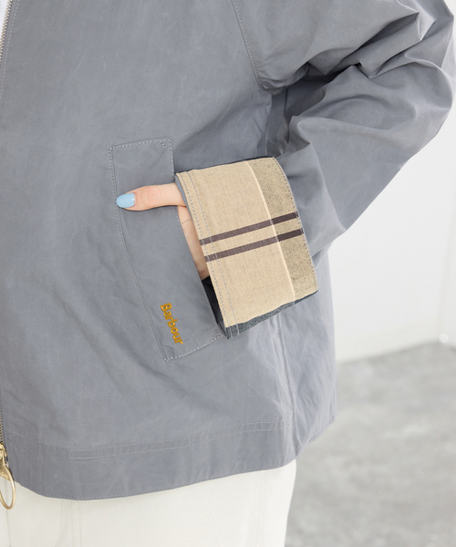 IENA（イエナ）の「Barbour/バブアー CATLIN CASUAL JK ジャケット LCA0392GN31/GY5（その他アウター・レディース・グレー/カーキ・FREE）」の7枚目の写真