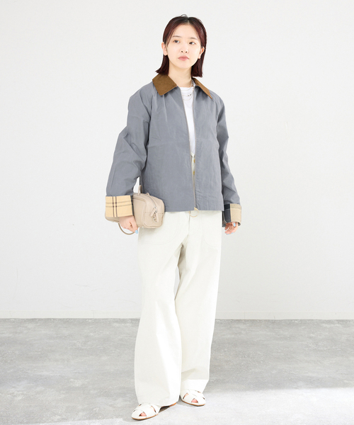 IENA（イエナ）の「Barbour/バブアー CATLIN CASUAL JK ジャケット LCA0392GN31/GY5（その他アウター・レディース・グレー/カーキ・FREE）」の8枚目の写真