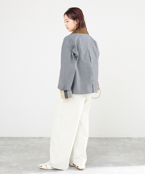 IENA（イエナ）の「Barbour/バブアー CATLIN CASUAL JK ジャケット LCA0392GN31/GY5（その他アウター・レディース・グレー/カーキ・FREE）」の9枚目の写真