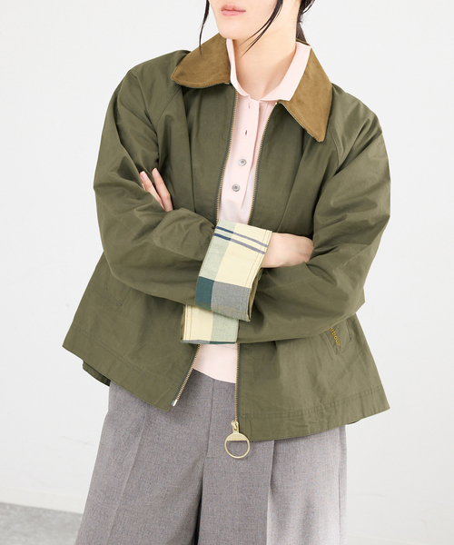 IENA（イエナ）の「Barbour/バブアー CATLIN CASUAL JK ジャケット LCA0392GN31/GY5（その他アウター・レディース・グレー/カーキ・FREE）」の11枚目の写真