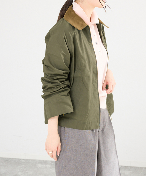 IENA（イエナ）の「Barbour/バブアー CATLIN CASUAL JK ジャケット LCA0392GN31/GY5（その他アウター・レディース・グレー/カーキ・FREE）」の13枚目の写真