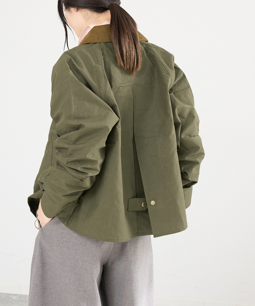 IENA（イエナ）の「Barbour/バブアー CATLIN CASUAL JK ジャケット LCA0392GN31/GY5（その他アウター・レディース・グレー/カーキ・FREE）」の14枚目の写真