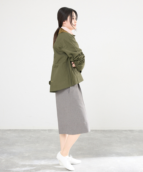 IENA（イエナ）の「Barbour/バブアー CATLIN CASUAL JK ジャケット LCA0392GN31/GY5（その他アウター・レディース・グレー/カーキ・FREE）」の18枚目の写真