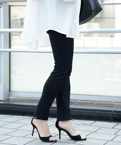 Deuxieme Classe（ドゥーズィエムクラス）の「追加 Zip レギンス パンツ（その他パンツ・レディース・ブラック・34/36/38/32）」の2枚目の写真