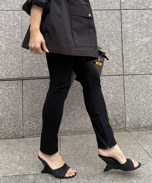 Deuxieme Classe（ドゥーズィエムクラス）の「追加 Zip レギンス パンツ（その他パンツ・レディース・ブラック・34/36/38/32）」の7枚目の写真