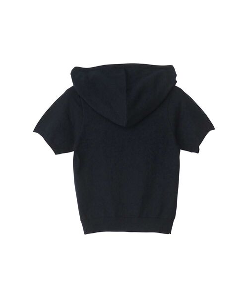 HYSTERIC GLAMOUR（ヒステリックグラマー）の「SEE NO EVIL編込 パーカー（ニット/セーター・レディース・ブラック/マルチ・FREE）」の5枚目の写真