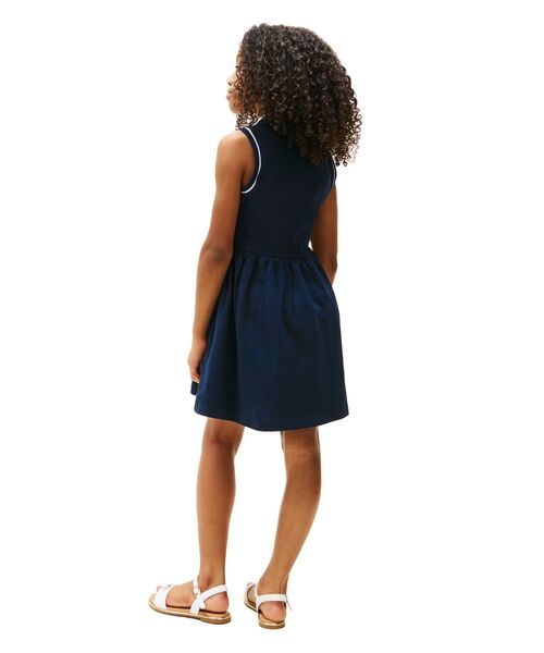 TOMMY HILFIGER(トミーヒルフィガー)の「GIRLS スリーブレスポロワンピース(ワンピース・キッズ・マルチ・150cm/160cm/140cm/130cm)」の3枚目の写真