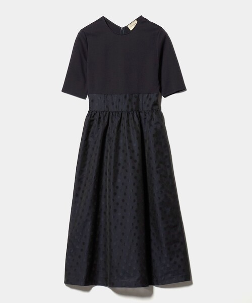 UNITED ARROWS(ユナイテッドアローズ)の「フィット&フレア シアー ドット ワンピース ‐ウォッシャブル‐(ワンピース・レディース・ネイビー/ブラック・38/36)」の15枚目の写真