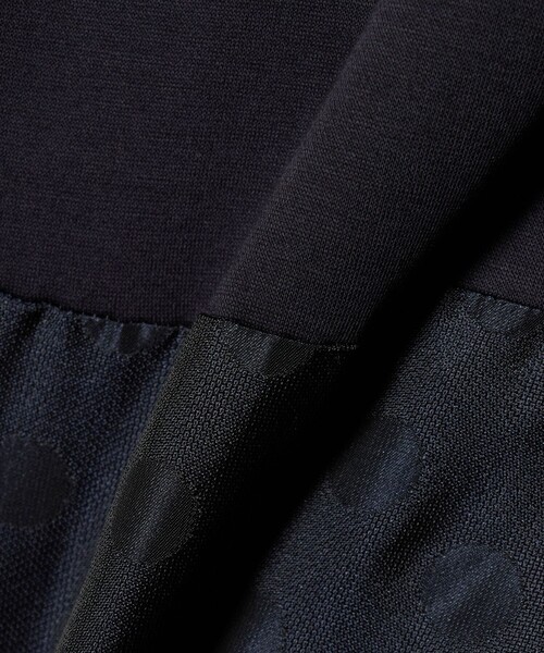 UNITED ARROWS(ユナイテッドアローズ)の「フィット&フレア シアー ドット ワンピース ‐ウォッシャブル‐(ワンピース・レディース・ネイビー/ブラック・38/36)」の8枚目の写真
