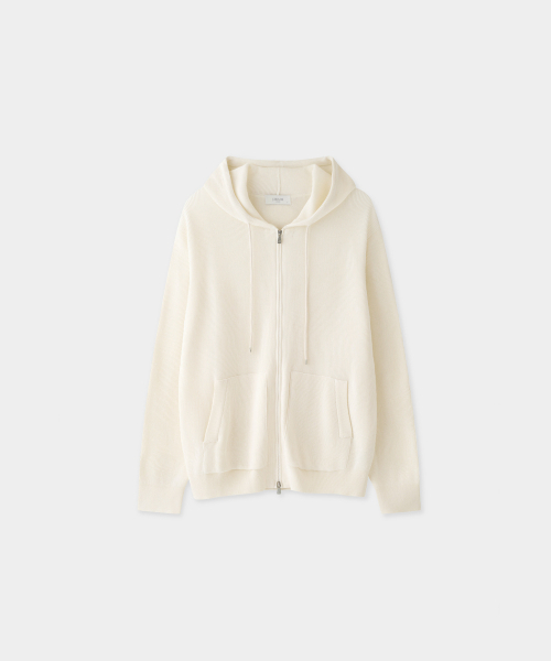 J'RIUM(ジェイリウム)の「アジオライトニットフードパーカーアイボリー(パーカー・メンズ・その他・SMALL/MEDIUM/LARGE)」の3枚目の写真