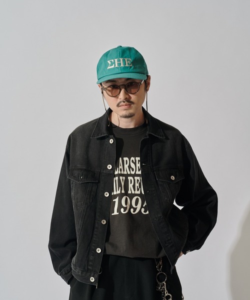 CPH(シーピーエイチ)の「【CPH】deep 6panel cap greek(キャップ・メンズ・アイボリー/ブラック/ブルー・FREE)」の12枚目の写真