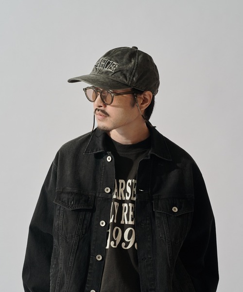 CPH(シーピーエイチ)の「【CPH】deep 6panel cap greek(キャップ・メンズ・アイボリー/ブラック/ブルー・FREE)」の8枚目の写真