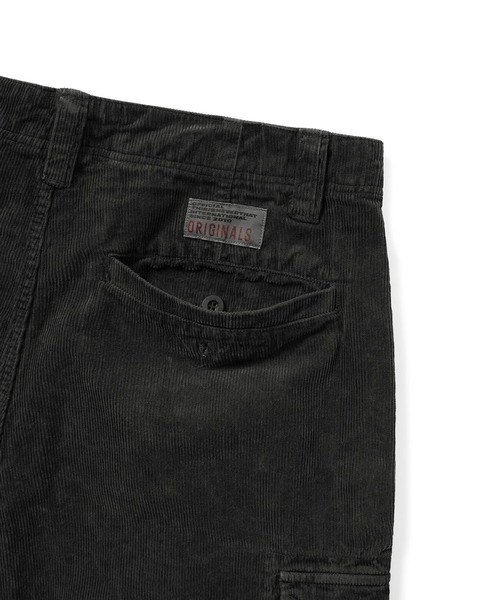 thisisneverthat（ディスイズネバーザット）の「Overdyed Corduroy Cargo Short（カーゴパンツ・メンズ・ダークオリーブ/バーガンディー/スミクロ・XL/S/M/L）」の5枚目の写真
