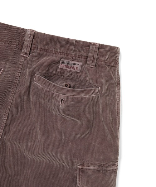 thisisneverthat（ディスイズネバーザット）の「Overdyed Corduroy Cargo Short（カーゴパンツ・メンズ・ダークオリーブ/バーガンディー/スミクロ・XL/S/M/L）」の10枚目の写真