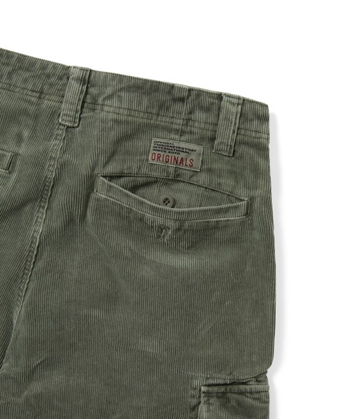 thisisneverthat（ディスイズネバーザット）の「Overdyed Corduroy Cargo Short（カーゴパンツ・メンズ・ダークオリーブ/バーガンディー/スミクロ・XL/S/M/L）」の13枚目の写真