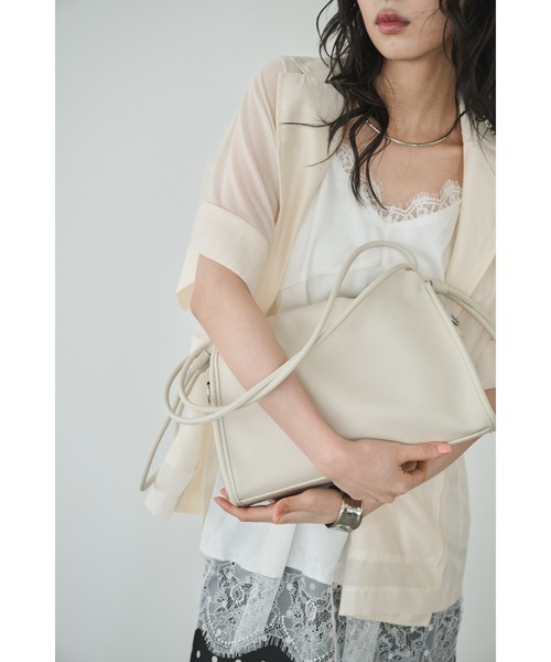 Anclear oui(アンクリアウィ)の「2WAYギャザーバッグ(ショルダーバッグ・レディース・Black/Beige/LT.Gray/White・F)」の5枚目の写真
