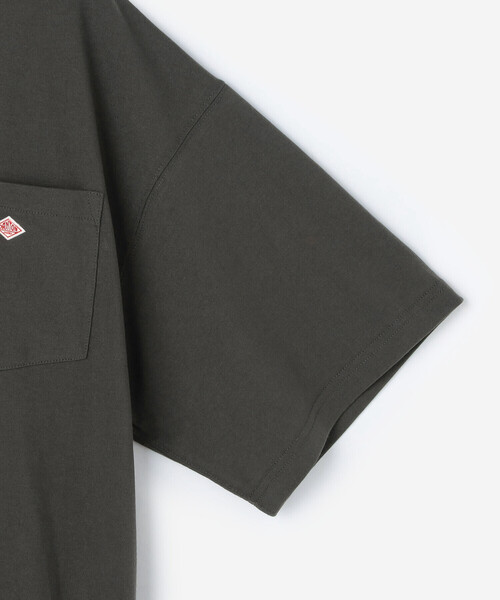DANTON(ダントン)の「DANTON | クルーネック 半袖ポケットTシャツ SOLID MEN(Tシャツ/カットソー・メンズ・ブラック/ネイビー/ダークグレー/ホワイト系その他・M/L)」の8枚目の写真