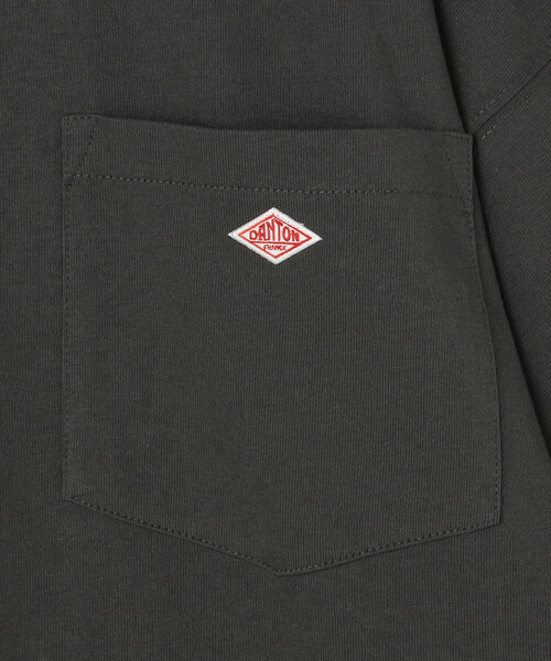 DANTON(ダントン)の「DANTON | クルーネック 半袖ポケットTシャツ SOLID MEN(Tシャツ/カットソー・メンズ・ブラック/ネイビー/ダークグレー/ホワイト系その他・M/L)」の10枚目の写真