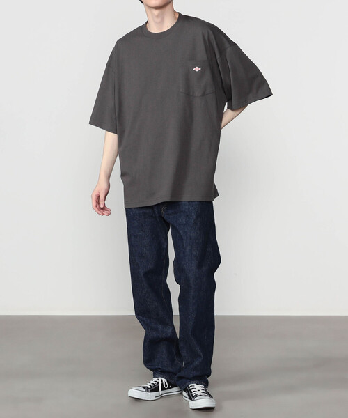 DANTON(ダントン)の「DANTON | クルーネック 半袖ポケットTシャツ SOLID MEN(Tシャツ/カットソー・メンズ・ブラック/ネイビー/ダークグレー/ホワイト系その他・M/L)」の14枚目の写真