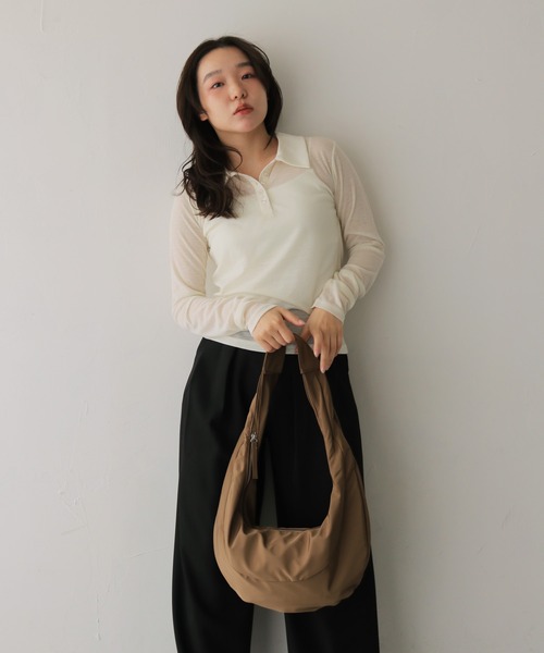 cheriella(シェリエラ)の「【cheriella】ワンショルダーホーボーバッグ ONE-SHOULDER HOBO BAG(ショルダーバッグ・レディース・ブラック/アイボリー/ブラウン・FREE)」の20枚目の写真