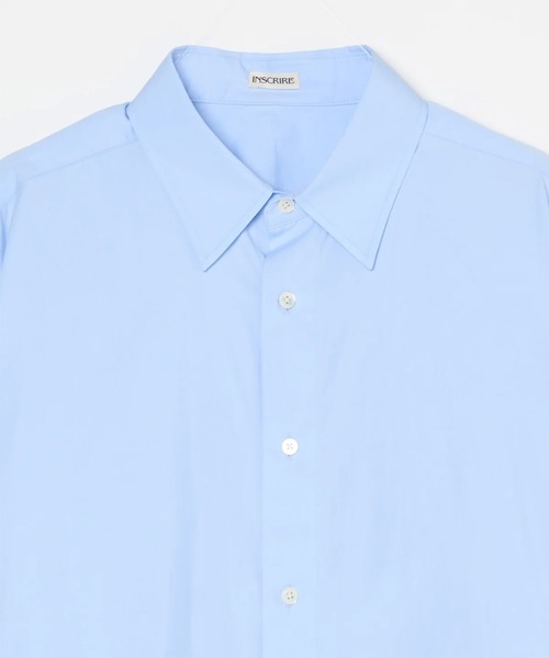 INSCRIRE/アンスクリア】Coton Cape Shirt/コットンケープシャツ