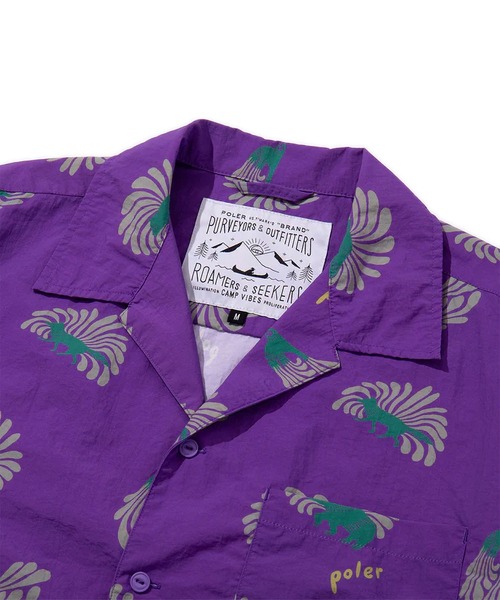 POLeR（ポーラー）の「POLER CRITTER ALOHA SHIRT（シャツ/ブラウス・メンズ・ブラック・L/M）」の5枚目の写真