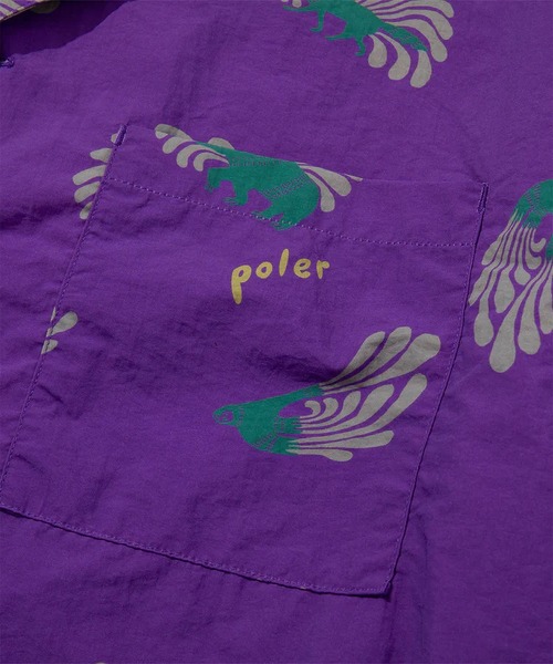 POLeR（ポーラー）の「POLER CRITTER ALOHA SHIRT（シャツ/ブラウス・メンズ・ブラック・L/M）」の6枚目の写真