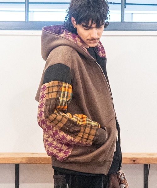 masterkey(マスターキー)の「mpa4097- PLOVER HOODIE ジップパーカー(MK27A-C-18)(パーカー・メンズ・マルチ・S/M)」の2枚目の写真