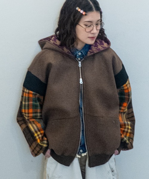 masterkey(マスターキー)の「mpa4097- PLOVER HOODIE ジップパーカー(MK27A-C-18)(パーカー・メンズ・マルチ・S/M)」の6枚目の写真