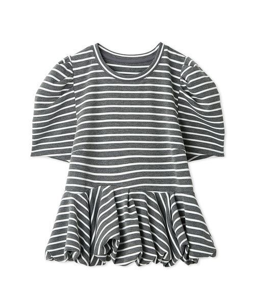 CELFORD(セルフォード)の「【洗える】【WEB・一部店舗限定カラー】バルーンヘムアシンメトリーポンチトップス(Tシャツ/カットソー・レディース・その他/サックスブルー/ライトピンク/ダークネイビー/オフホワイト・F)」の5枚目の写真