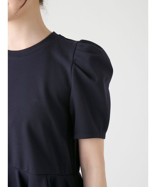 CELFORD(セルフォード)の「【洗える】【WEB・一部店舗限定カラー】バルーンヘムアシンメトリーポンチトップス(Tシャツ/カットソー・レディース・その他/サックスブルー/ライトピンク/ダークネイビー/オフホワイト・F)」の17枚目の写真