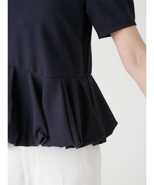 CELFORD(セルフォード)の「【洗える】【WEB・一部店舗限定カラー】バルーンヘムアシンメトリーポンチトップス(Tシャツ/カットソー・レディース・その他/サックスブルー/ライトピンク/ダークネイビー/オフホワイト・F)」の19枚目の写真