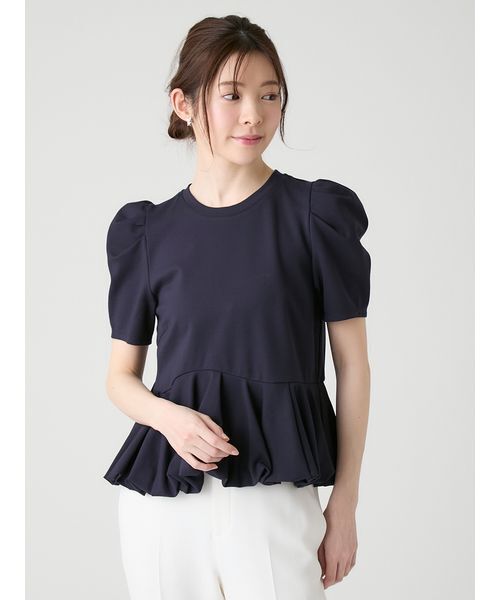 CELFORD(セルフォード)の「【洗える】【WEB・一部店舗限定カラー】バルーンヘムアシンメトリーポンチトップス(Tシャツ/カットソー・レディース・その他/サックスブルー/ライトピンク/ダークネイビー/オフホワイト・F)」の20枚目の写真