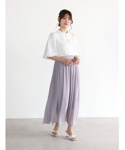 fifth（フィフス）の「ボリュームスリーブパールブラウス（シャツ/ブラウス・レディース・ブラック/ホワイト/ピンク・M）」の13枚目の写真