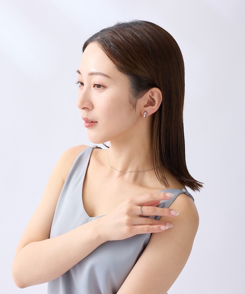 CALIN STANDARD(カリンスタンダード)の「◆金属アレルギー対応◆◆made in japan◆【痛くない】【落ちにくい】【片手で簡単】 スターダストライン マグネットイヤリング(イヤリング・レディース・ゴールド/シルバー・FREE)」の5枚目の写真