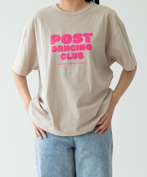 FOV（フォブ）の「フォブ POST Tシャツ（Tシャツ/カットソー・レディース・ホワイト/グレイッシュベージュ/ブラック・F）」の3枚目の写真