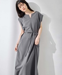 STUDIOUS | 【STUDIOUS/ステュディオス】Back Tucked Dress/バックタックドレス(ワンピース)