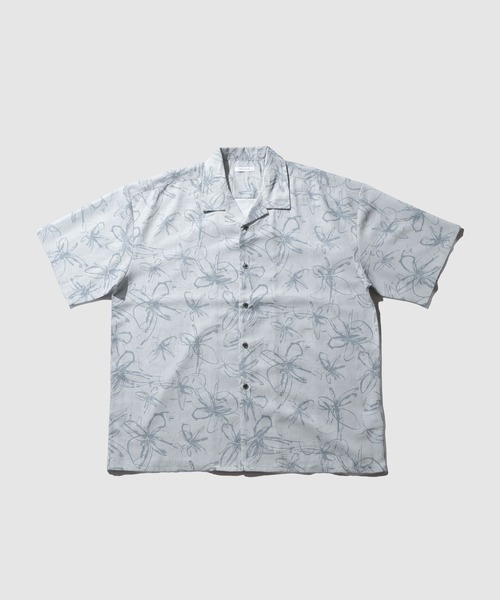 URBAN COLLECTION(アーバンコレクション)の「【URBANCOLLECTION/アーバンコレクション】ストライプ 総柄オープンカラーシャツ 速乾性(シャツ/ブラウス・メンズ・チャコールグレー/ブルー/ライトグレー・S/M/L/XL)」の5枚目の写真