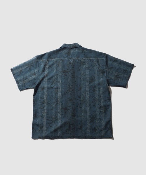 URBAN COLLECTION(アーバンコレクション)の「【URBANCOLLECTION/アーバンコレクション】ストライプ 総柄オープンカラーシャツ 速乾性(シャツ/ブラウス・メンズ・チャコールグレー/ブルー/ライトグレー・S/M/L/XL)」の7枚目の写真