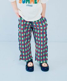 p.premier | さらさら涼しいエアリープリーツ総柄ワイドパンツ(その他パンツ)