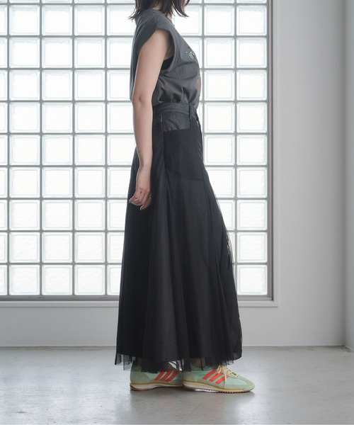 Pqran(クラン)の「CATプリント刺繍トップス(Tシャツ/カットソー・レディース・オフホワイト/チャコールグレー・FREE)」の17枚目の写真