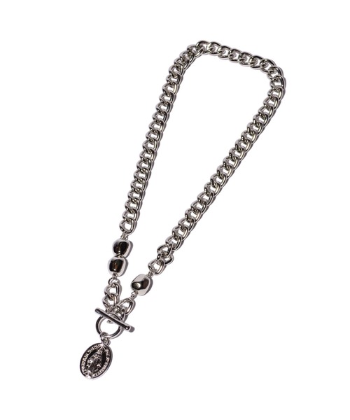 glamb(グラム)の「Maria Pearl Necklace / マリアパールネックレス(ネックレス・メンズ・マルチ/シルバー・FREE)」の2枚目の写真