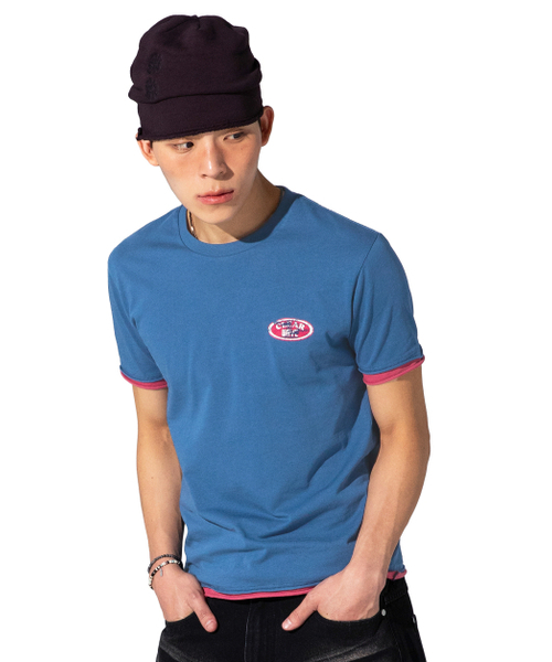 XTONZ（エクストーンズ）の「XTT155 サーフィンレギュラーTシャツ (ブルー)（Tシャツ/カットソー・レディース・その他・SMALL/MEDIUM/LARGE）」の3枚目の写真