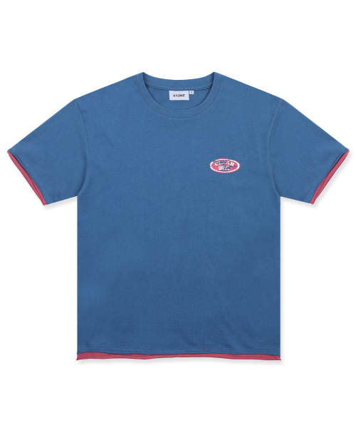 XTONZ（エクストーンズ）の「XTT155 サーフィンレギュラーTシャツ (ブルー)（Tシャツ/カットソー・レディース・その他・SMALL/MEDIUM/LARGE）」の6枚目の写真