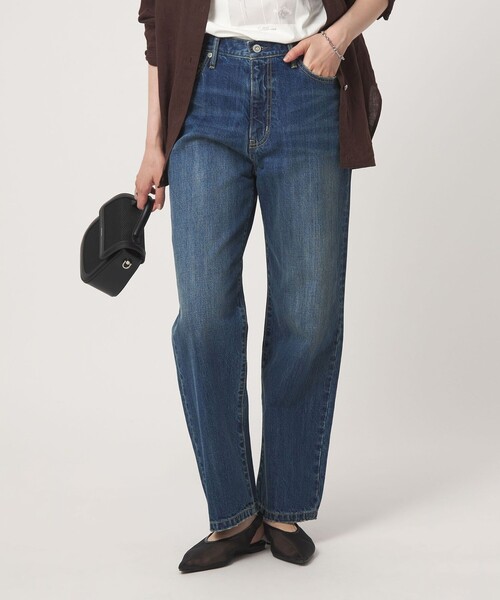 green label relaxing（グリーンレーベルリラクシング）の「［size SHORT/TALLあり］ストレート デニム パンツ（デニムパンツ・レディース・ネイビー/コバルトブルー・SHORT/34/36/38/40/TALL）」の8枚目の写真
