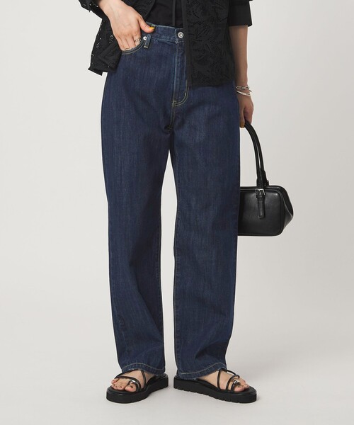 green label relaxing（グリーンレーベルリラクシング）の「［size SHORT/TALLあり］ストレート デニム パンツ（デニムパンツ・レディース・ネイビー/コバルトブルー・SHORT/34/36/38/40/TALL）」の13枚目の写真