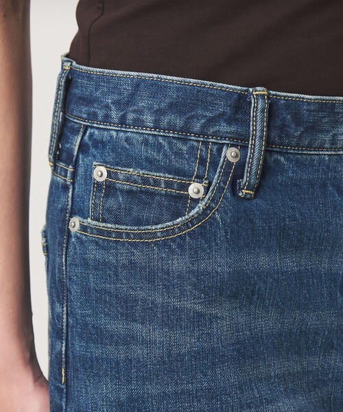 green label relaxing（グリーンレーベルリラクシング）の「［size SHORT/TALLあり］ストレート デニム パンツ（デニムパンツ・レディース・ネイビー/コバルトブルー・SHORT/34/36/38/40/TALL）」の22枚目の写真